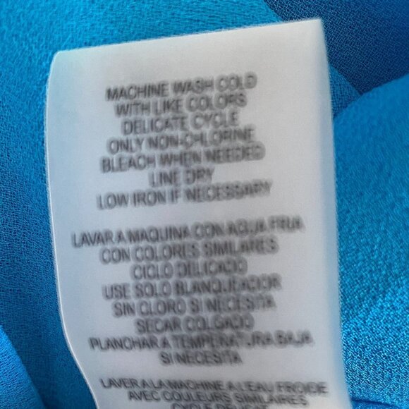 Calvin Klein Blue Floral Summer Dress - Picture 11 of 14